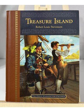 Treasure Island By Robert Louis Stevenson Hardcover Fully Illustrated